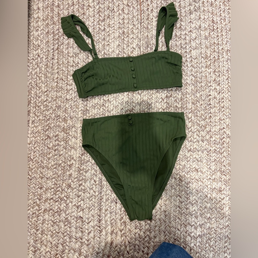 Xhilaration Olive Bikini Set